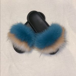 Luxe Furry Slides